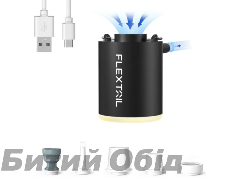 Насос-фонарь кемпинговый Flextail Tiny Pump Х, черный Насос-фонарь кемпинговый Flextail Tiny Pump Х, черный